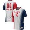 Ole Miss Rebels GameDay Greats Youth NIL Pick-A-Player Lightweight Women's Soccer Jersey - White - Front View
