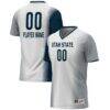 Utah State Aggies GameDay Greats Youth NIL Pick-A-Player Lightweight Women's Soccer Jersey - White - Front View
