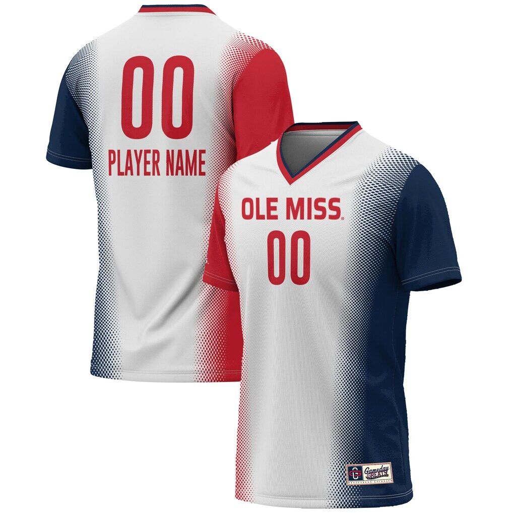 Ole Miss Rebels GameDay Greats Unisex NIL Pick-A-Player Lightweight Women's Soccer Jersey
