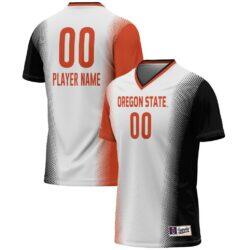 Oregon State Beavers GameDay Greats Unisex NIL Pick-A-Player Lightweight Women's Soccer Jersey - White - Front View