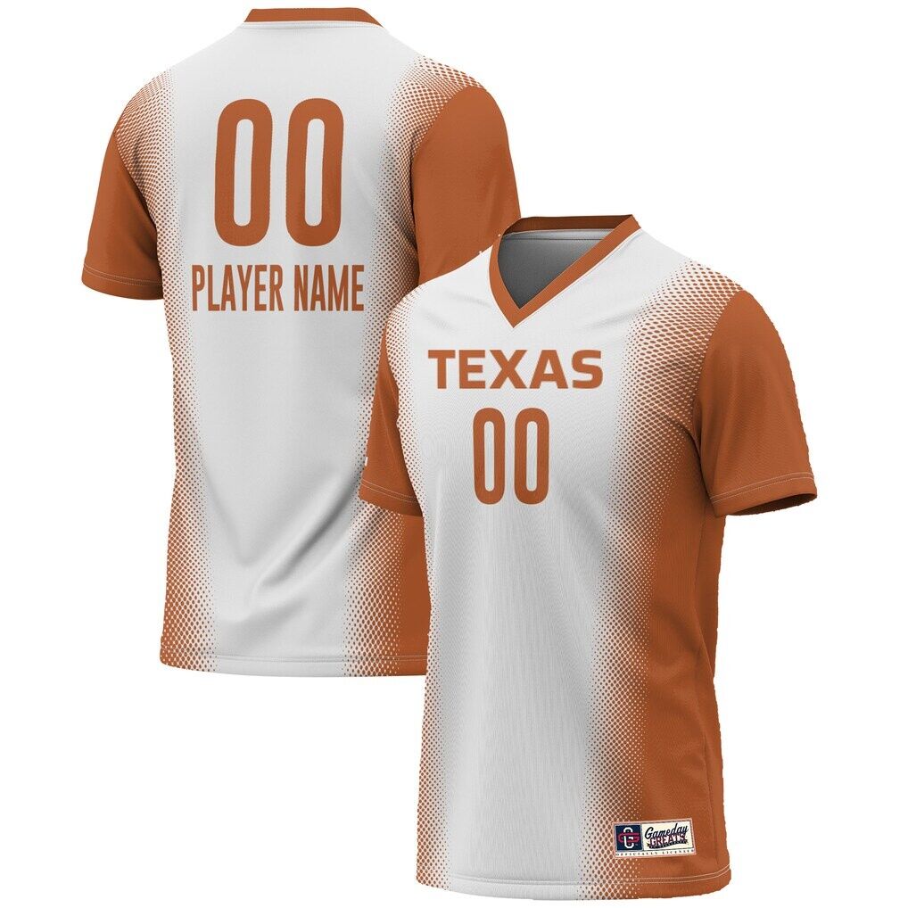 Texas Longhorns GameDay Greats Unisex NIL Pick-A-Player Lightweight Women's Soccer Jersey