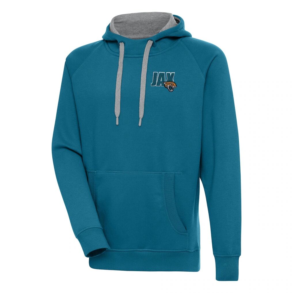 Jacksonville Jaguars Antigua Victory Pullover Hoodie