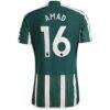 Amad Diallo Manchester United adidas Authentic Player Jersey - Green - Detail View