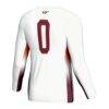 #0 Virginia Tech Hokies GameDay Greats Youth Lightweight Volleyball Jersey - White - Detail View