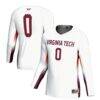 #0 Virginia Tech Hokies GameDay Greats Youth Lightweight Volleyball Jersey - White - Front View