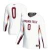 #0 Virginia Tech Hokies GameDay Greats Unisex Lightweight Volleyball Jersey - White - Front View