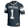 #1 Utah State Aggies GameDay Greats Youth Football Jersey - Navy - Side View