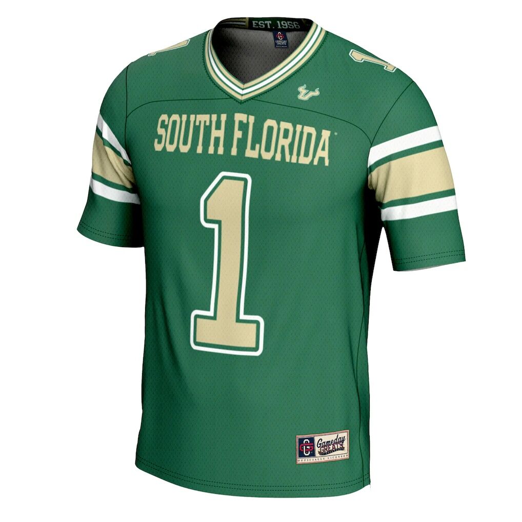 #1 South Florida Bulls GameDay Greats Football Jersey