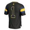 #1 North Carolina A&T Aggies GameDay Greats Football Jersey - Black - Detail View