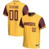 Minnesota Golden Gophers GameDay Greats Unisex NIL Pick-A-Player Lightweight Softball Jersey - Gold - Front View