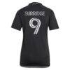 Sam Surridge Nashville SC adidas Women's 2023 Man In Black Kit Replica Player Jersey - Black - Detail View