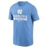 North Carolina Tar Heels Nike Baseball T-Shirt - - Side View