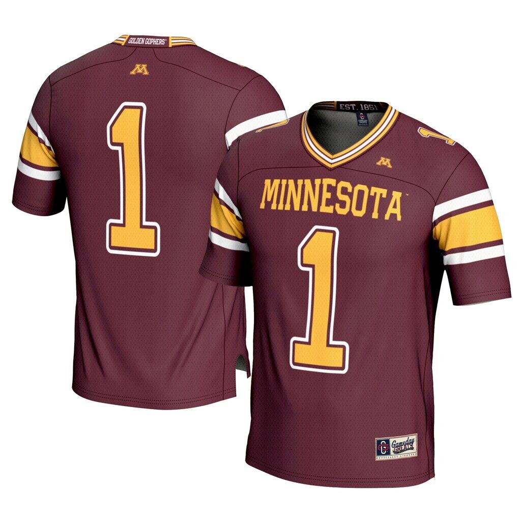 #1 Minnesota Golden Gophers GameDay Greats Youth  Football Jersey - Maroon