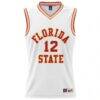 Charlie Ward Florida State Seminoles GameDay Greats Youth Basketball Jersey Lightweight - White - Side View
