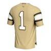 #1 Wake Forest Demon Deacons GameDay Greats Youth Football Jersey - Gold - Detail View