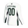 Michigan State Spartans GameDay Greats Youth Lightweight NIL Women's Volleyball Jersey - White - Detail View