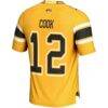 Brady Cook Missouri Tigers GameDay Greats NIL Player Football Jersey - Gold - Detail View