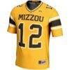 Brady Cook Missouri Tigers GameDay Greats Youth NIL Player Football Jersey - Gold - Side View