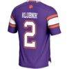 Cade Klubnik Clemson Tigers GameDay Greats Youth NIL Player Football Jersey - Purple - Detail View