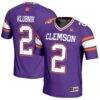 Cade Klubnik Clemson Tigers GameDay Greats Youth NIL Player Football Jersey - Purple - Front View