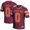 Ali Jennings Virginia Tech Hokies GameDay Greats Youth NIL Player Football Jersey - - Front View
