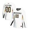 Missouri Tigers GameDay Greats Unisex NIL Pick-A-Player Lightweight Volleyball Jersey - White - Front View