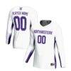 Northwestern Wildcats GameDay Greats Unisex NIL Pick-A-Player Lightweight Volleyball Jersey - White - Front View