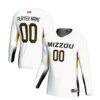 Missouri Tigers GameDay Greats Youth NIL Pick-A-Player Lightweight Women's Volleyball Jersey - White - Front View