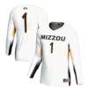 #1 Missouri Tigers GameDay Greats Unisex Lightweight Volleyball Jersey - White - Front View