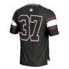 #37 Montana Grizzlies GameDay Greats Youth Football Jersey - Black - Detail View