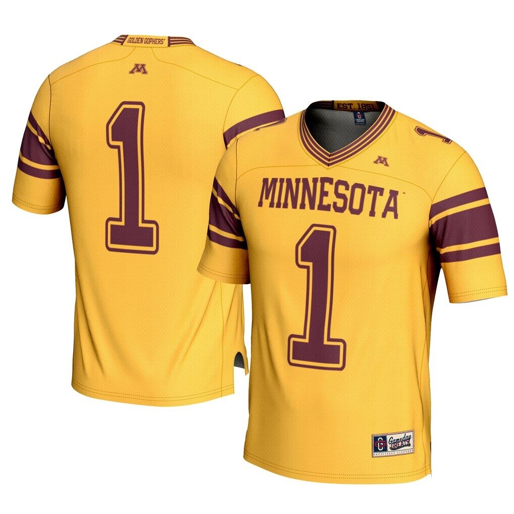 #1 Minnesota Golden Gophers GameDay Greats Football Jersey