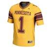 #1 Minnesota Golden Gophers GameDay Greats Football Jersey - Gold - Side View