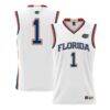 #70 Florida Gators GameDay Greats Youth Lightweight Basketball Jersey - White - Front View