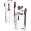 #70 Florida Gators GameDay Greats Unisex Lightweight Basketball Jersey - White - Front View