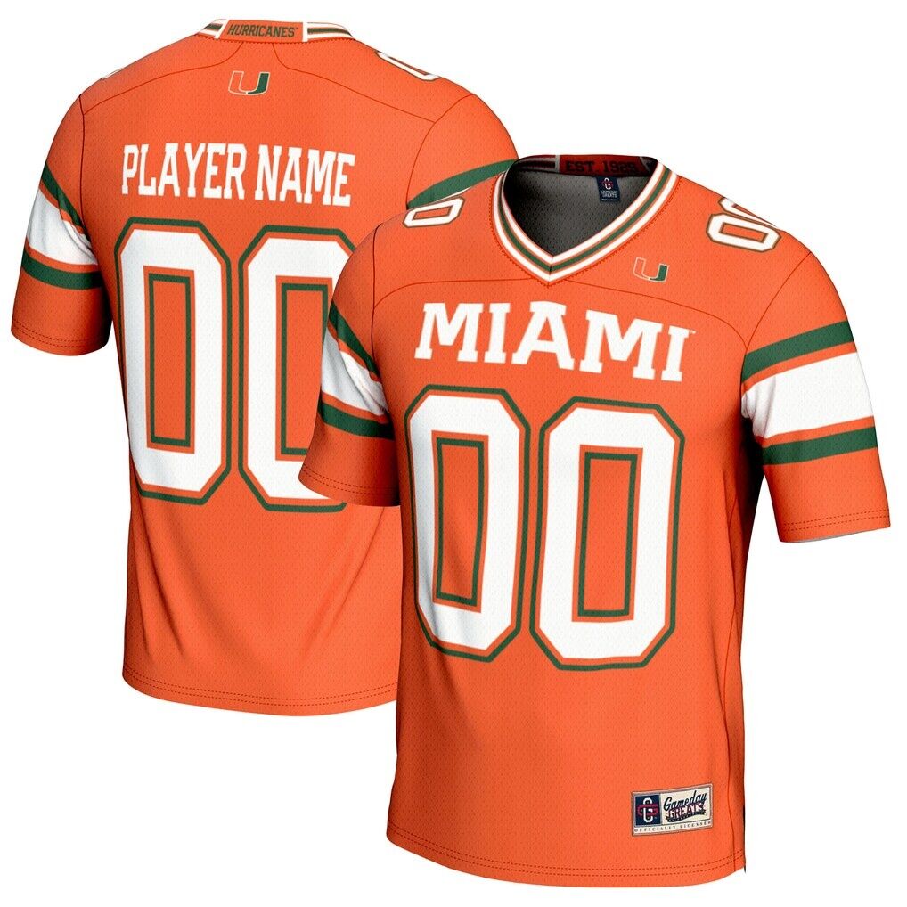 Miami Hurricanes GameDay Greats NIL Pick-A-Player Football Jersey