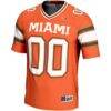 Miami Hurricanes GameDay Greats NIL Pick-A-Player Football Jersey - Orange - Side View