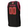 Maryland Terrapins Under Armour NIL Pick-A-Player Men's Basketball Replica Jersey - Black - Detail View