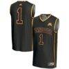 #1 Minnesota Golden Gophers GameDay Greats Unisex Lightweight Basketball Jersey - Black - Front View