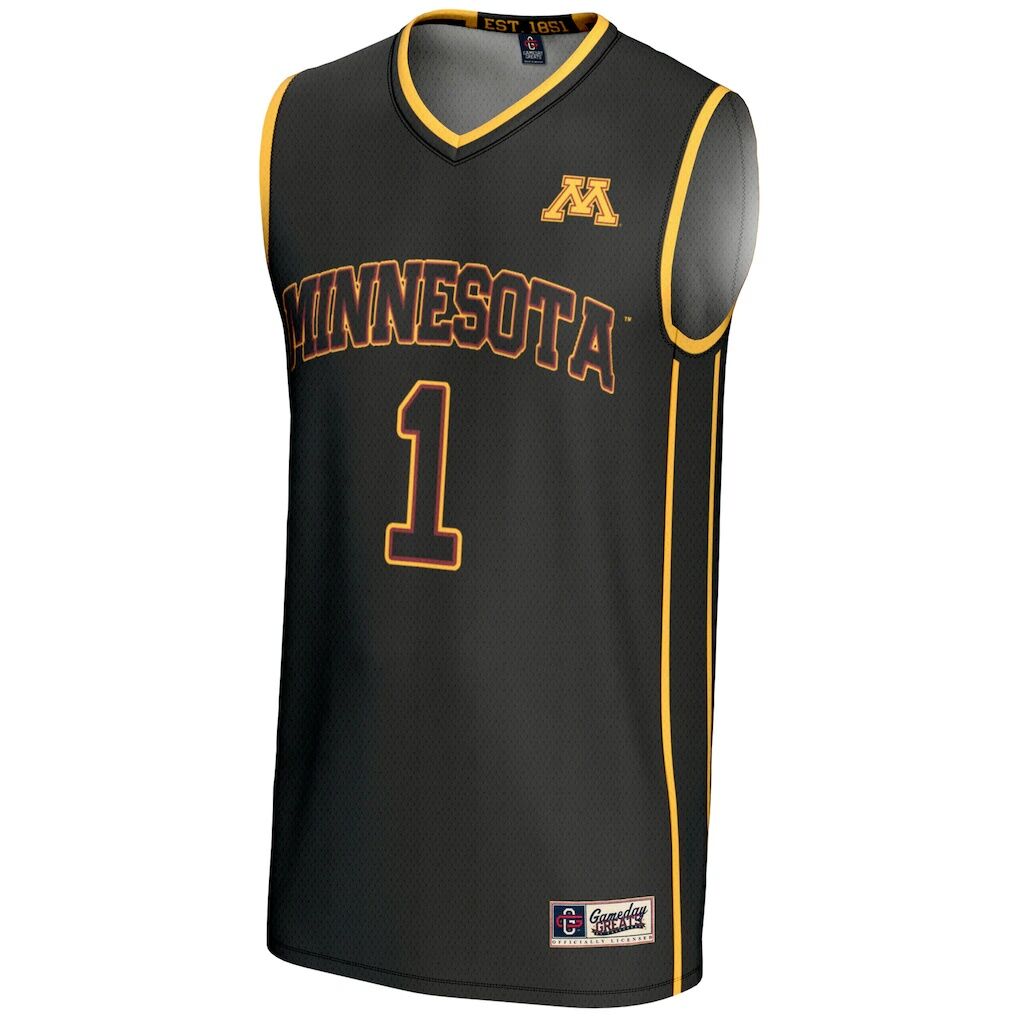 #1 Minnesota Golden Gophers GameDay Greats Unisex Lightweight Basketball Jersey