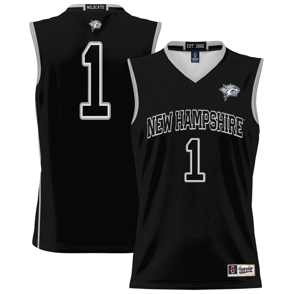 #1 New Hampshire Wildcats GameDay Greats Unisex Lightweight Basketball Jersey