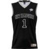 #1 New Hampshire Wildcats GameDay Greats Unisex Lightweight Basketball Jersey - Black - Side View