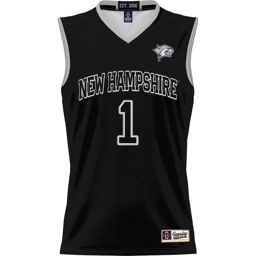 #1 New Hampshire Wildcats GameDay Greats Unisex Lightweight Basketball Jersey