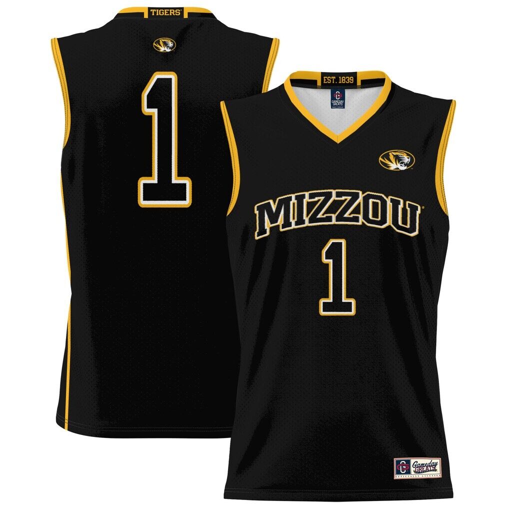 #1 Missouri Tigers GameDay Greats Unisex Lightweight Basketball Jersey