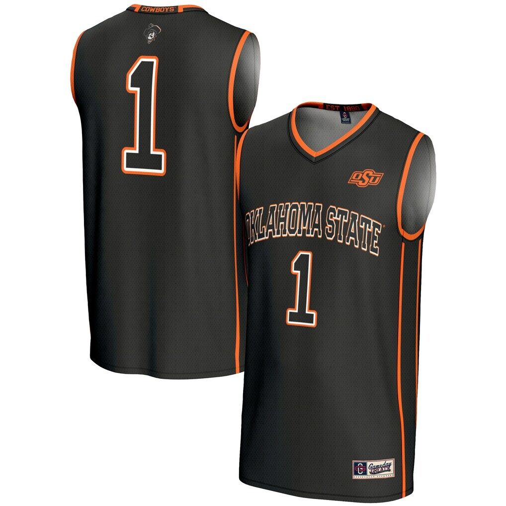 #1 Oklahoma State Cowboys GameDay Greats Unisex Lightweight Basketball Jersey