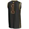 #1 Minnesota Golden Gophers GameDay Greats Youth Lightweight Basketball Jersey - Black - Detail View