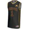 #1 Minnesota Golden Gophers GameDay Greats Youth Lightweight Basketball Jersey - Black - Side View