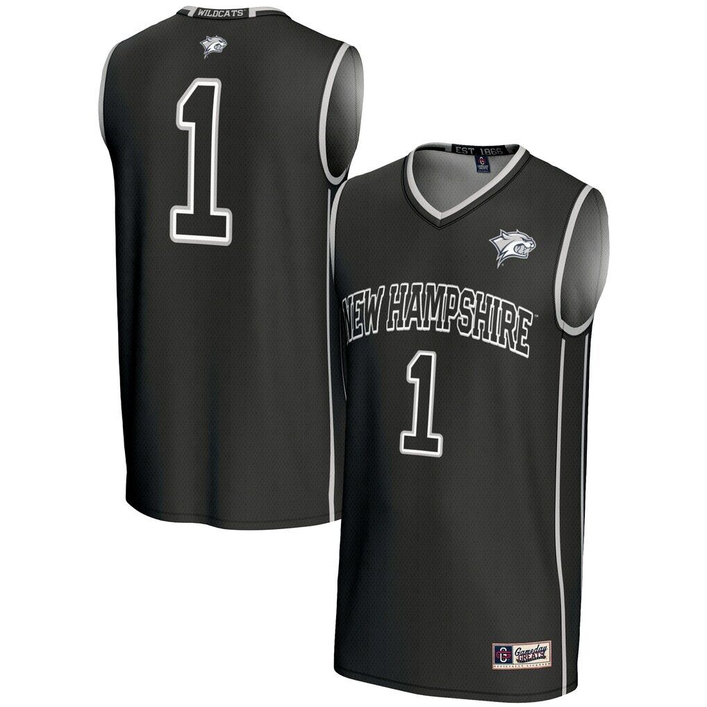 #1 New Hampshire Wildcats GameDay Greats Youth Lightweight Basketball Jersey