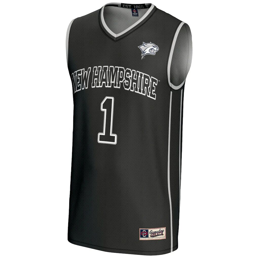 #1 New Hampshire Wildcats GameDay Greats Youth Lightweight Basketball Jersey