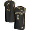 #1 Missouri Tigers GameDay Greats Youth Lightweight Basketball Jersey - Black - Front View