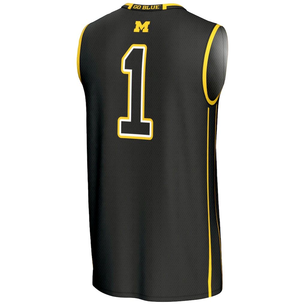 #1 Michigan Wolverines GameDay Greats Youth Lightweight Basketball Jersey